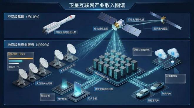 行業觀察 衛星互聯網產業收入90%竟然在這里？